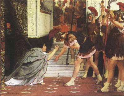 Alma-Tadema, Sir Lawrence The melodrama of such works (mk24) Spain oil painting art